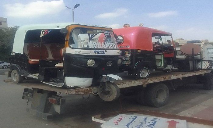 محافظة القاهرة تواصل شن حملاتها لمنع سير السكوتر والتوك توك بشوارع المحافظة