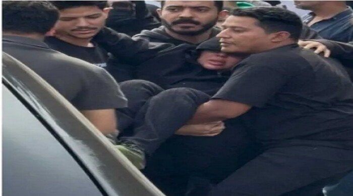 شيماء سعيد في جنازة إسماعيل الليثي