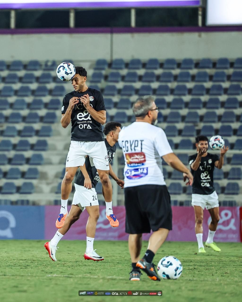 مران منتخب مصر استعدادا لأوزباكستان