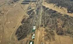 صورة جوية حديثة تكشف تقدّم الأعمال الإنشائية في مشروع ذا لاين بنيوم