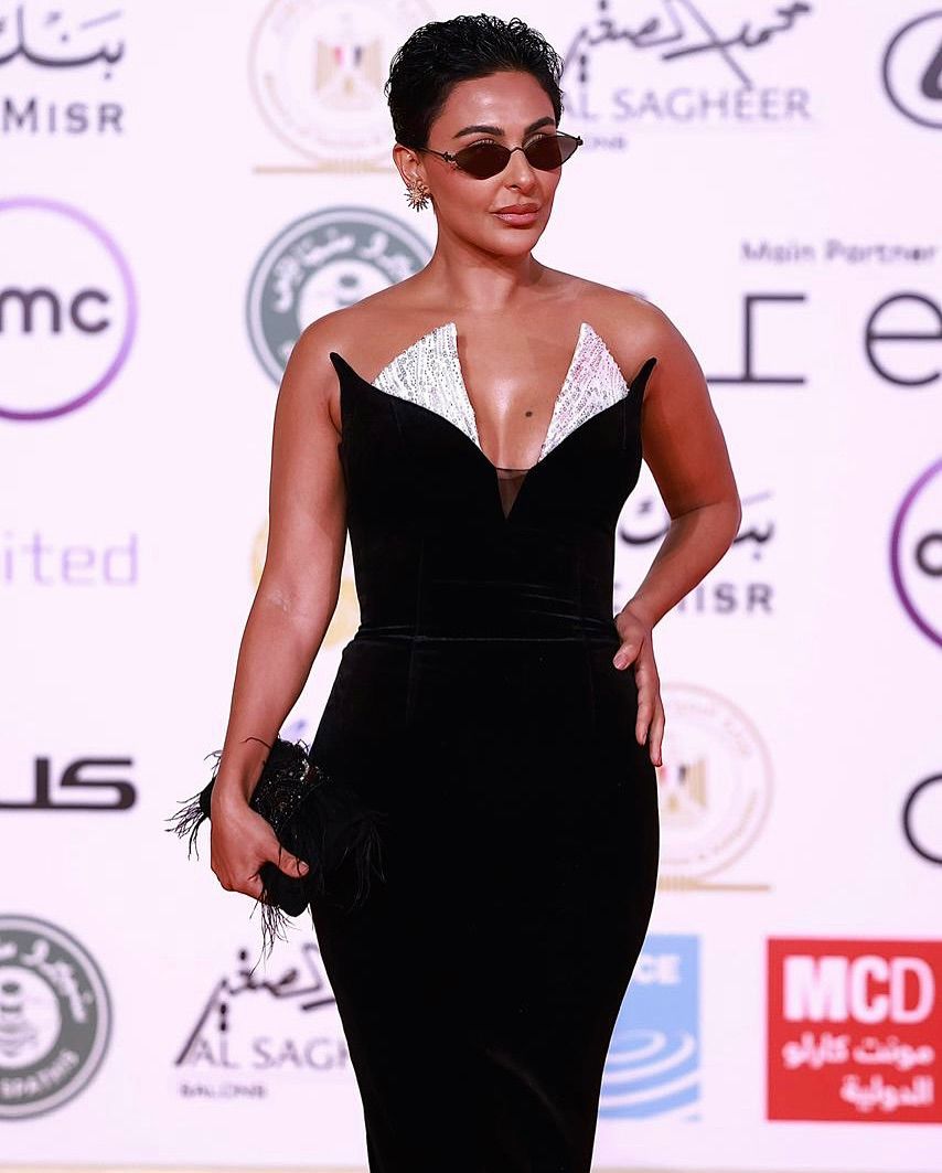 ميس حمدان في افتتاح مهرجان القاهرة السينمائي الدولي الـ 46 (انستغرام)