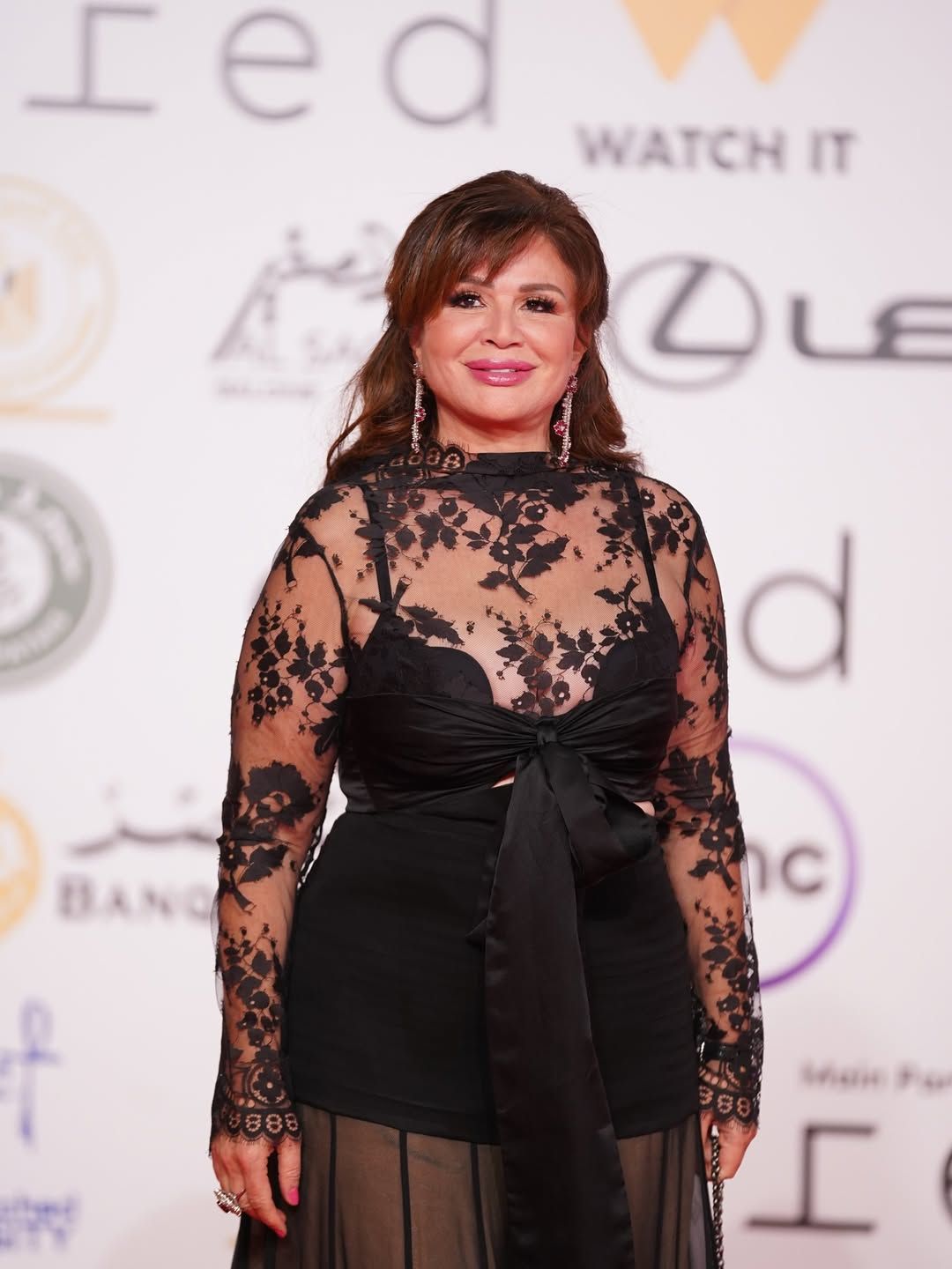 الهام شاهين في افتتاح مهرجان القاهرة السينمائي الدولي الـ 46 (انستغرام)