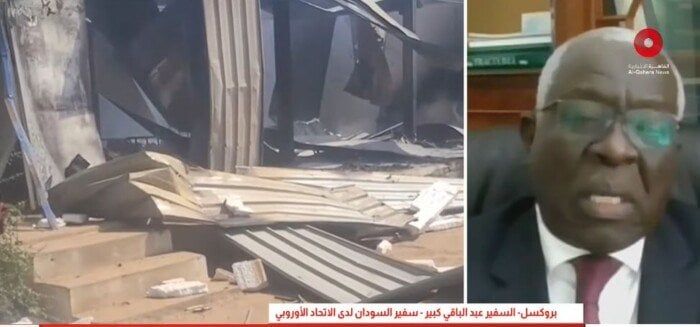 سفير السودان بالاتحاد الأوروبي: ميليشيا الدعم السريع ارتكبت جرائم عديدة في الفاشر سفير السودان بالاتحاد الأوروبي: ميليشيا الدعم السريع ارتكبت جرائم عديدة في الفاشر