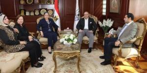 محافظ بني سويف يستقبل رئيسة المجلس القومي للطفولة والأمومة - المصدر 24