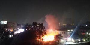 منذ قليل.. حريق فى مخلفات زراعية بحديقة المتحف الزراعى بالدقى.. صور - المصدر 24