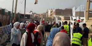 حشود وإقبال كثيف على التصويت بمركز وبندر سوهاج وجزيرة شندويل - المصدر 24