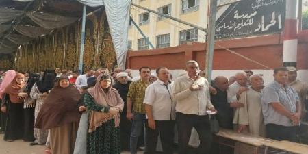 انضباط سير العملية الانتخابية داخل لجان الجيزة - المصدر 24
