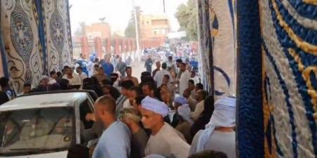 اصطفاف المواطنين أمام اللجان الانتخابية بمحافظة أسوان.. إقبال كبير منذ الساعات الأولى - المصدر 24