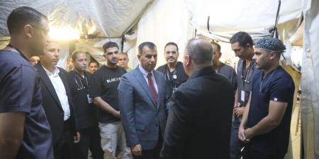 طواقم المستشفى الميداني الأردني جنوب غزة/8 تباشر أعمالها - المصدر 24