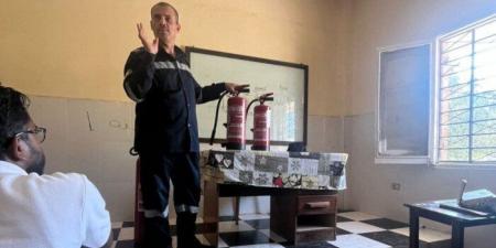 السلامة والصحة المهنية ورش تدريبية على إجراءات الحماية المدنية بإدارة القصير الصحية - المصدر 24