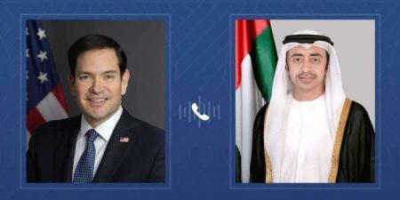 هاتفيا.. الإمارات وأمريكا تبحثان التطورات الإقليمية والعلاقات الاستراتيجية - المصدر 24