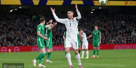 بطاقة حمراء تاريخية لرونالدو مع البرتغال تهدده وبلاده بالغياب عن كأس العالم 2026 - المصدر 24