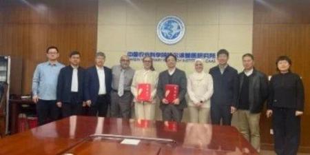 تعاون مصري - صيني لتعزيز الابتكار في مجال الصحة الحيوانية - المصدر 24