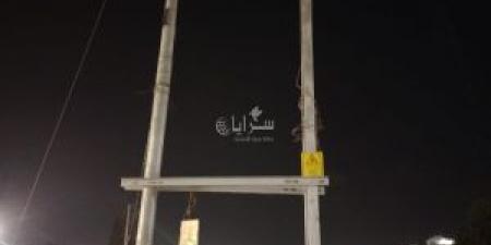 شارع بلدة الدجنية في المفرق مظلم منذ أشهر .. والبلدية تحدد موعد تشغيل الإنارة - صور - المصدر 24