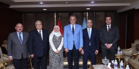 رئيس البنك الزراعي المصري ومحافظ الغربية يستعرضان دعم جهود تحقيق التنمية وتحفيز الاستثمار - المصدر 24