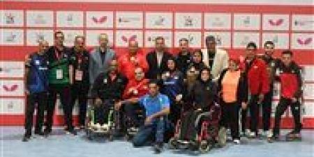 منتخب مصر يحقق 17 ميدالية في بطولة مصر الدولية لتنس الطاولة البارالمبية - المصدر 24