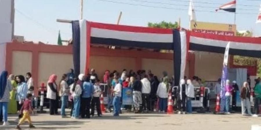 فتح باب اللجان فى أول أيام انتخابات مجلس النواب بالوادى الجديد - المصدر 24