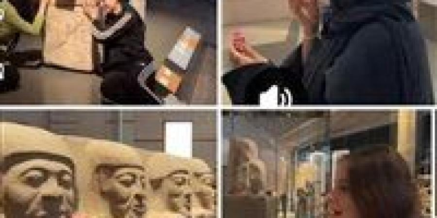 بيحطوا مكياج للآثار.. أمن الجيزة يحقق في فيديو لـ فتيات بالمتحف الكبير - المصدر 24