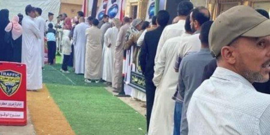 إقبال على التصويت بلجان مطروح في انتخابات مجلس النواب 2025 - المصدر 24