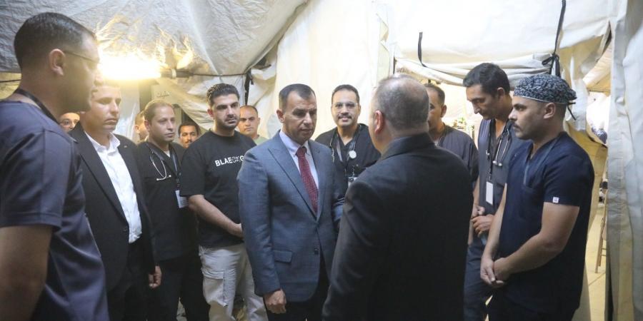 طواقم المستشفى الميداني الأردني جنوب غزة/8 تباشر أعمالها - المصدر 24