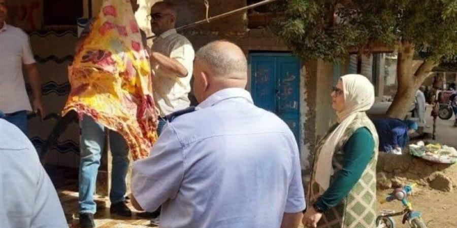 ضبط 100 كيلو لحوم مذبوحة خارج السلخانة وبأختام مزورة بالمنوفية - المصدر 24