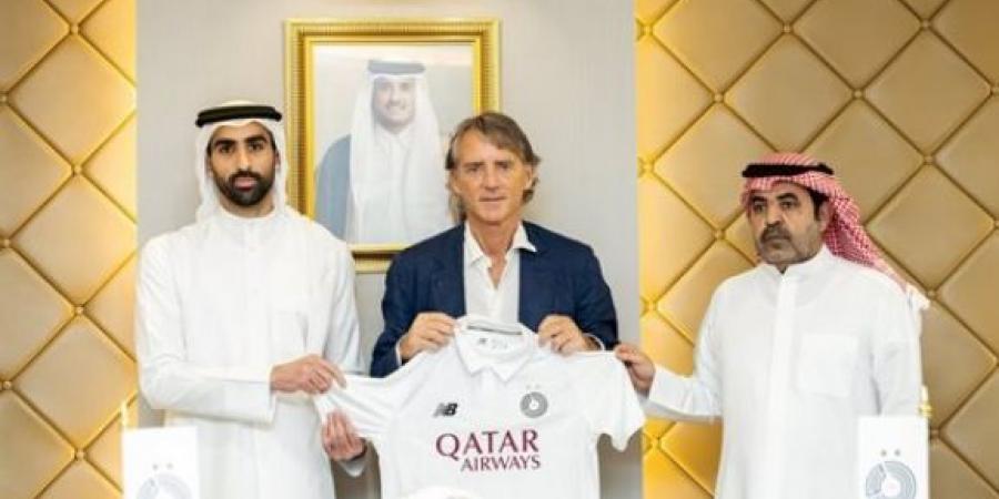 نادي السد القطري يعلن تعاقده رسميًا مع الإيطالي روبرتو مانشيني، عاجل - المصدر 24