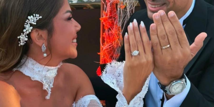 أحمد سالم يحتفل بعقد قرانه على رشا بدوى وسط حضور الفنانين والأصدقاء (صور) - المصدر 24