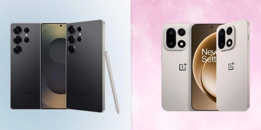 مقارنة بين هاتفي OnePlus 15 و Galaxy S25 Ultra - المصدر 24
