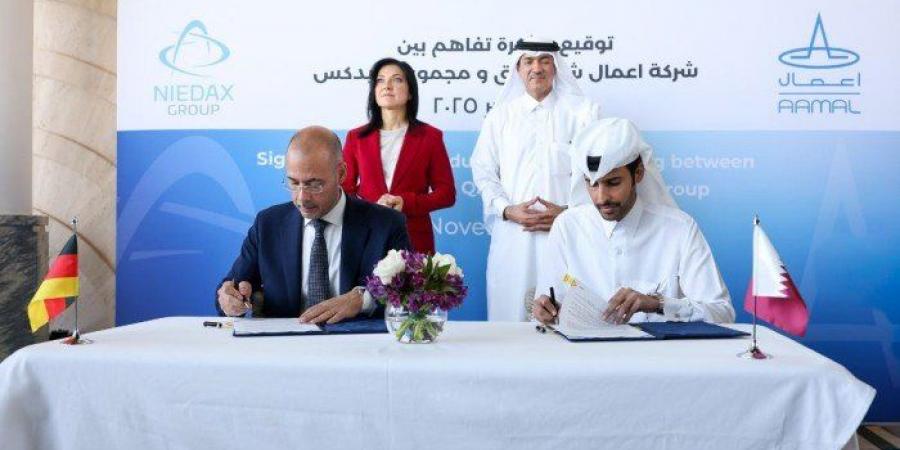 توقيع مذكرة تفاهم بين شركة "أعمال" القطرية ومجموعة "نيداكس" الألمانية - المصدر 24