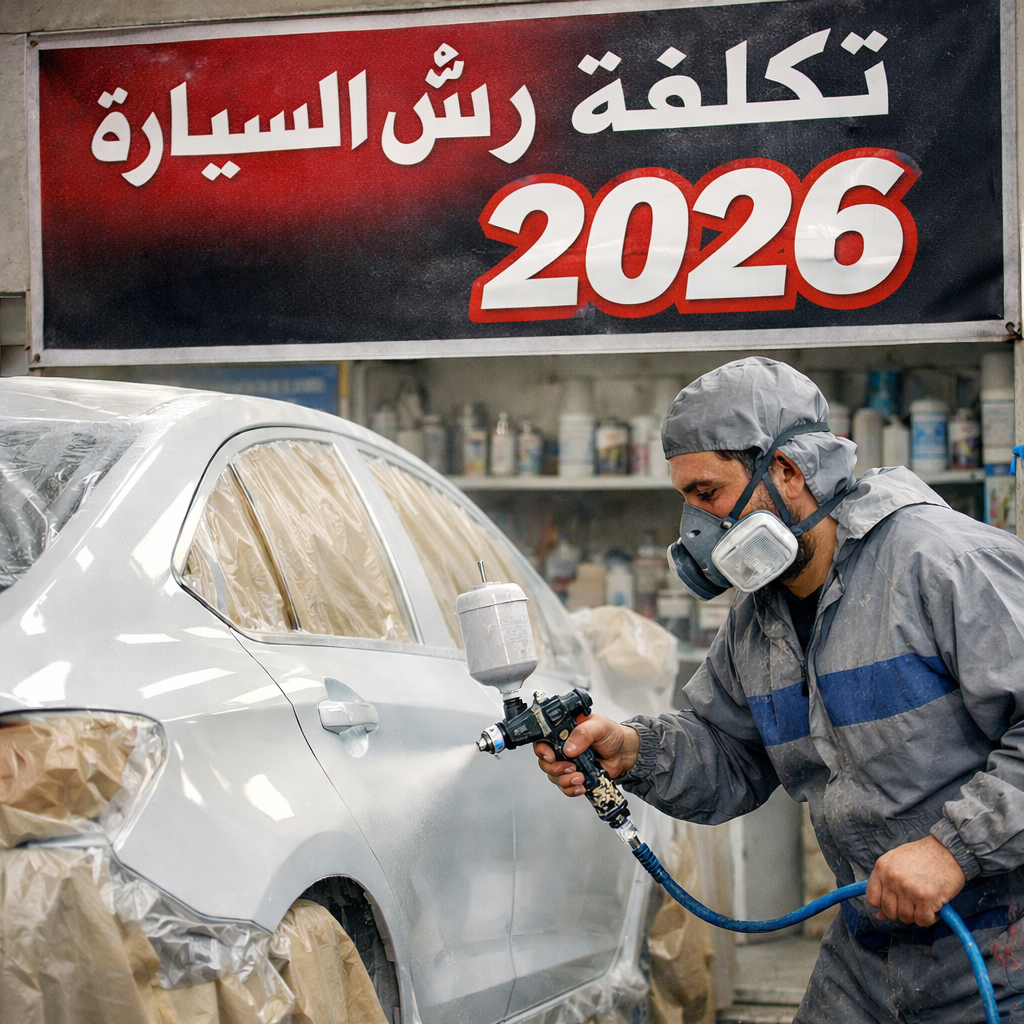 تكلفة رش السيارة بالكامل 2026.. من “الورنيش” إلى “الفرن”: كيف تحصل على لمعة الوكالة دون الوقوع في فخ الغش؟