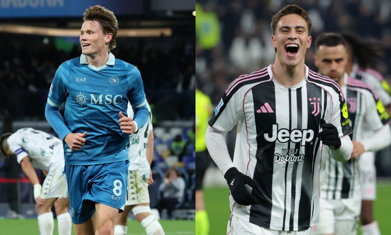 القنوات الناقلة لمباراة يوفنتوس ضد نابولي في الدوري الإيطالي 2025/2026.. موعد القمة + المعلقين + كل طرق المشاهدة الرسمية