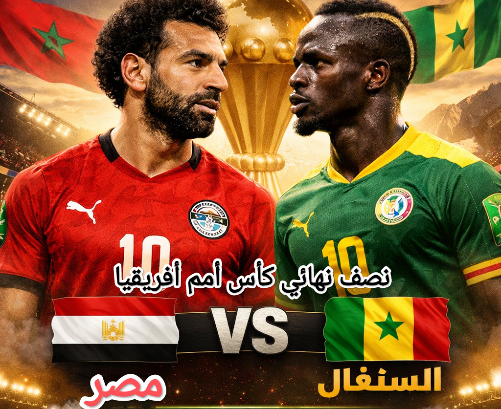 Egypt vs Senegal يلا شوت بث مباشر مشاهدة مباراة مصر ضد السنغال في نصف نهائي كأس أمم أفريقيا 2025.. موعد المباراة، القنوات المفتوحة، التشكيل المتوقع وأبرز النجوم
