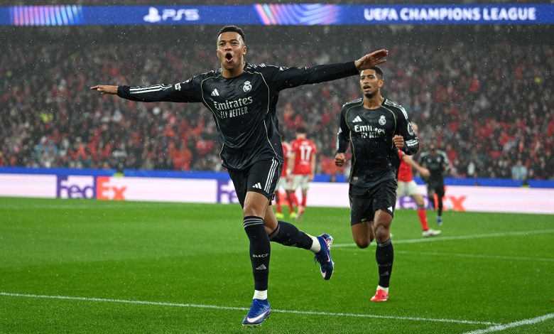 مبابي وفينيسيوس يقودان الهجوم.. تشكيل ريال مدريد ضد بنفيكا في ملحق دوري أبطال أوروبا 2026 وموعد المباراة والقنوات الناقلة