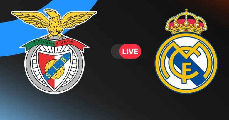 Real Madrid vs Benfica بث مباشر ريال مدريد ضد بنفيكا في دوري أبطال أوروبا 2025-2026.. قمة نارية على ملعب النور وردّ الاعتبار الملكي أمام العملاق البرتغالي