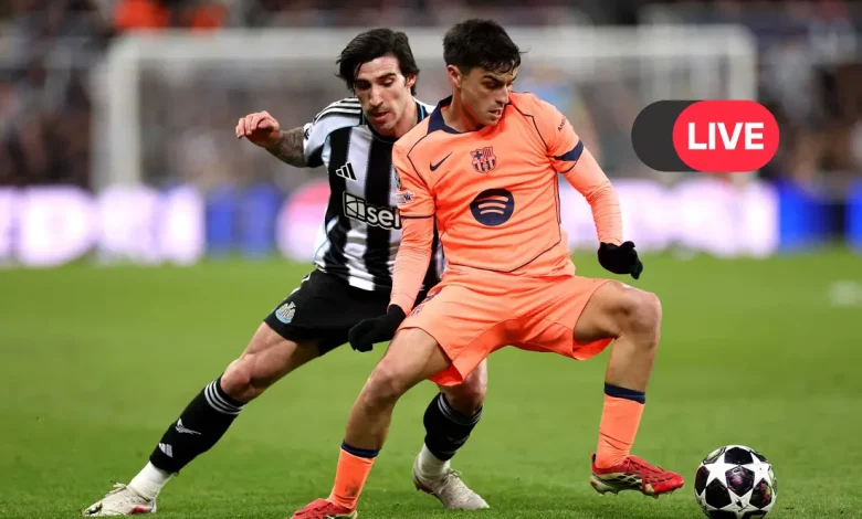 بث مباشر برشلونة ضد نيوكاسل الآن في دوري أبطال أوروبا 2026.. القنوات الناقلة والتردد الرسمي + كيف تشاهد المباراة لحظة بلحظة بدون تقطيع