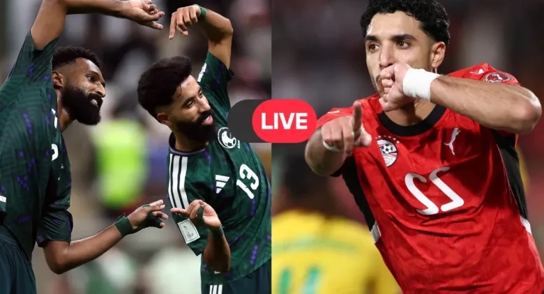 بث مباشر مباراة مصر والسعودية الآن مجانًا 2026.. كيفية مشاهدة اللقاء بدون تقطيع والقنوات الناقلة والتردد الكامل قبل انطلاق القمة العربية