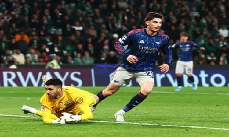 نتيجة مباراة أرسنال ضد سبورتنج لشبونة الآن في دوري أبطال أوروبا 2026 سيطرة إنجليزية وإهدار فرص في مواجهة مفتوحة حتى الدقيقة 36