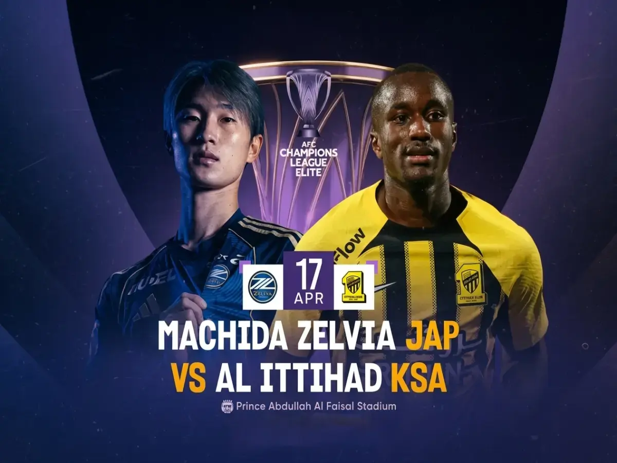 القنوات الناقلة لمباراة الاتحاد ضد ماتشيدا زيلفيا اليوم في دوري أبطال آسيا للنخبة 2026 وموعد اللقاء والتشكيل المتوقع وكيف تشاهد البث المباشر بجودة عالية