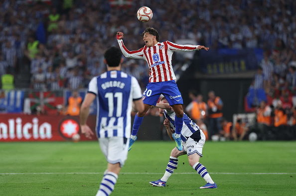 نتيجة مباراة أتلتيكو مدريد ضد ريال سوسيداد اليوم في نهائي كأس ملك إسبانيا 2025/2026.. ملخص الشوط الأول وأهداف اللقاء حتى الآن