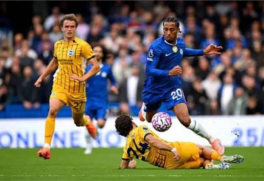 نتيجة مباراة برايتون ضد تشيلسي الآن في الدوري الإنجليزي 2026.. هدف مبكر وسيطرة واضحة وأحداث الشوط الأول لحظة بلحظة