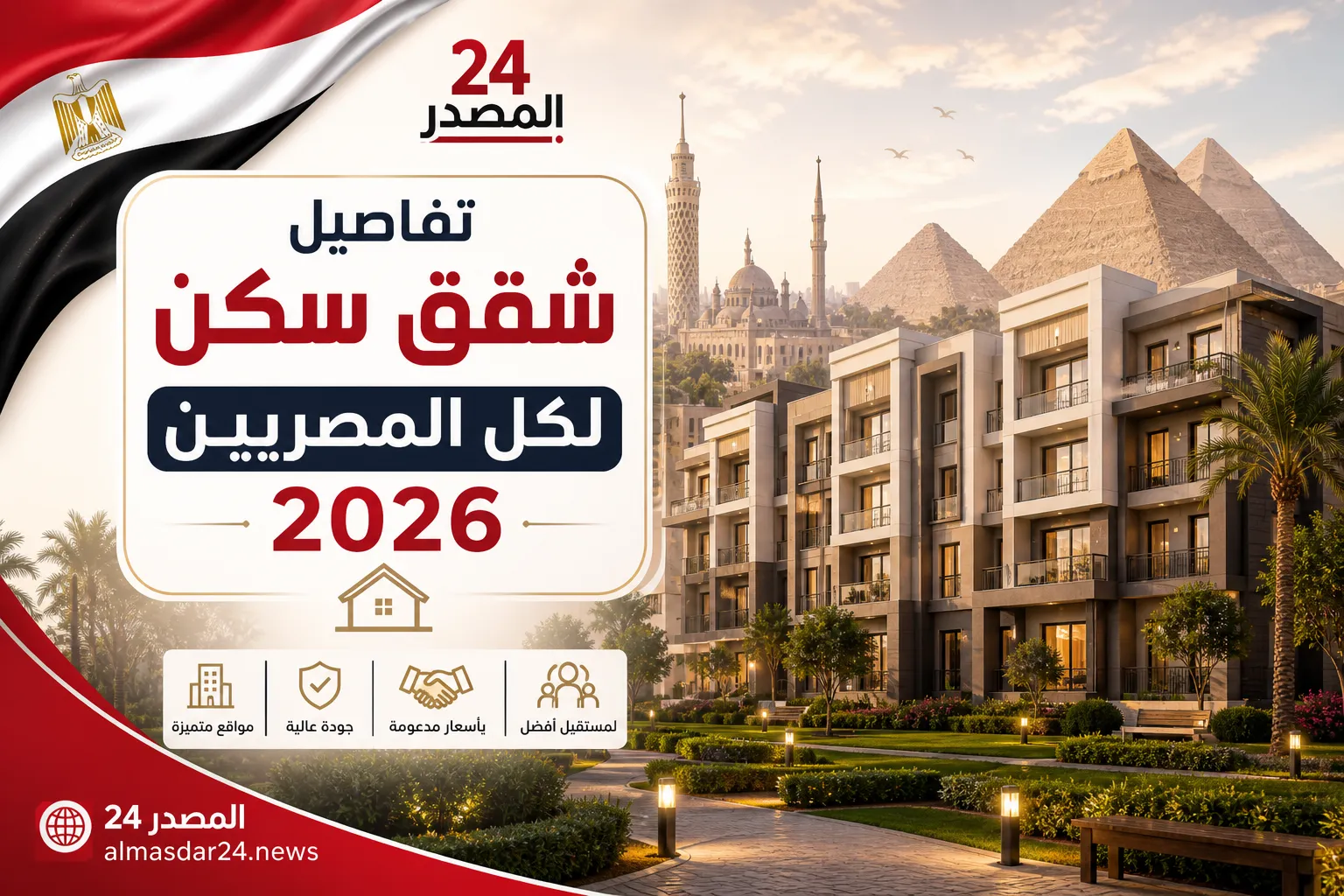 رسميًا تفاصيل شقق سكن لكل المصريين 2026 الجديدة في مصر.. شروط الحجز والأوراق المطلوبة وخطوات التقديم بأقل فائدة وأطول فترة سداد