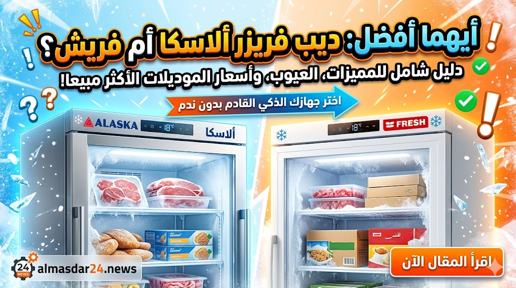 أيهما أفضل ديب فريزر ألاسكا أم فريش؟ دليل شامل للمميزات والعيوب وأسعار الموديلات الأكثر مبيعا في الأسواق لتختار جهازك الذكي القادم بدون ندم