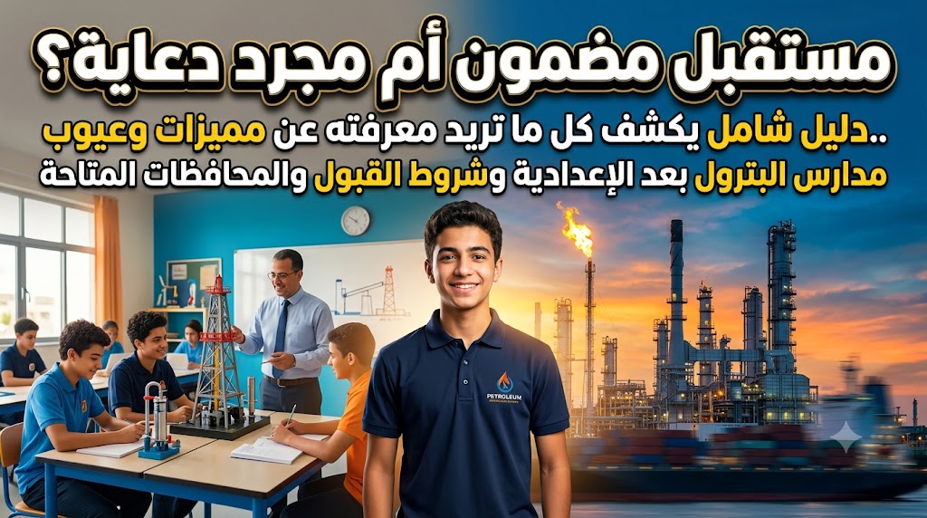 مستقبل مضمون أم مجرد دعاية؟.. دليل شامل يكشف كل ما تريد معرفته عن مميزات وعيوب مدارس البترول بعد الإعدادية وشروط القبول والمحافظات المتاحة
