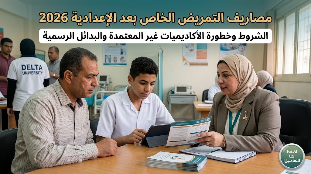 مصاريف التمريض الخاص بعد الإعدادية 2026: الشروط وخطورة الأكاديميات غير المعتمدة والبدائل الرسمية